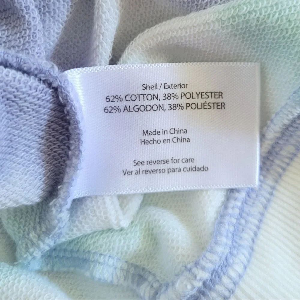 Wildfox🦊 Periwinkle Tie Dye☮️ Hoodie - NWT - Picture 9 of 16